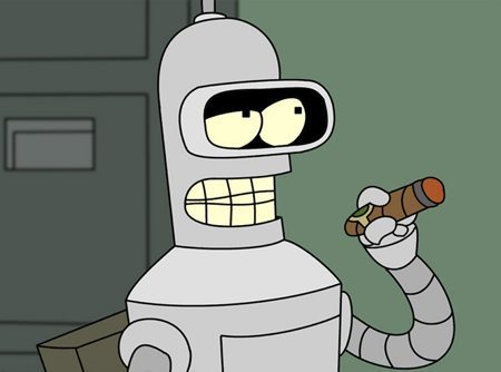 Le Top 3 de vos robots de fiction  préférés Futurama_robot_cgar