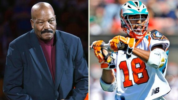 Jim Brown and Kyle Harrison lacrosse