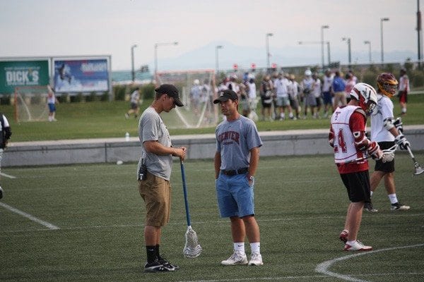 Trevor Tierney and Dylan Sheridan DU Lacrosse Camp