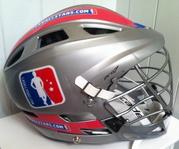 LAS Silver lacrosse cascade CPRO7 lax helmet LAxAllStars.com