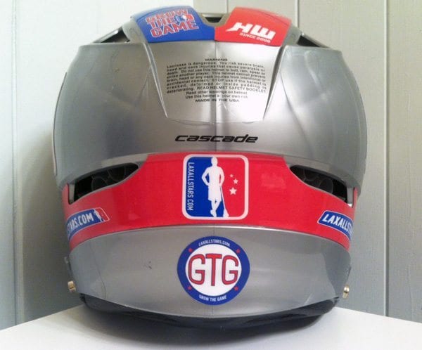 LaxAllstars.com custom lacrosse helmet cascade CPro7 lax