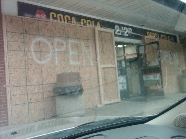 Annapolis, MD store before Irene