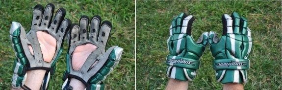 cut out lacrosse palms gloves lax