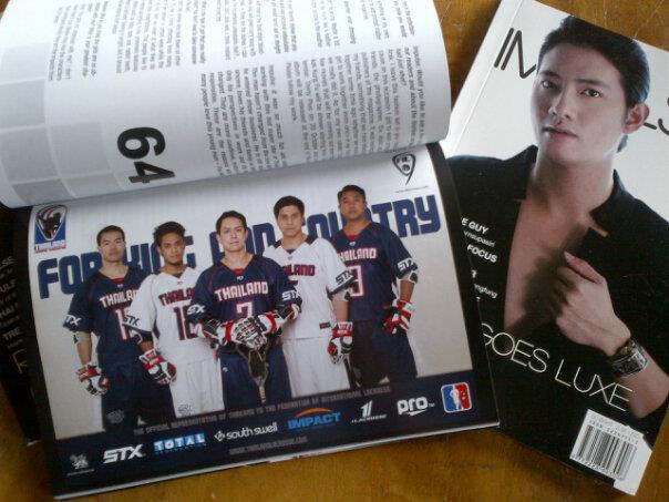 Thailand Lacrosse Magazine ad