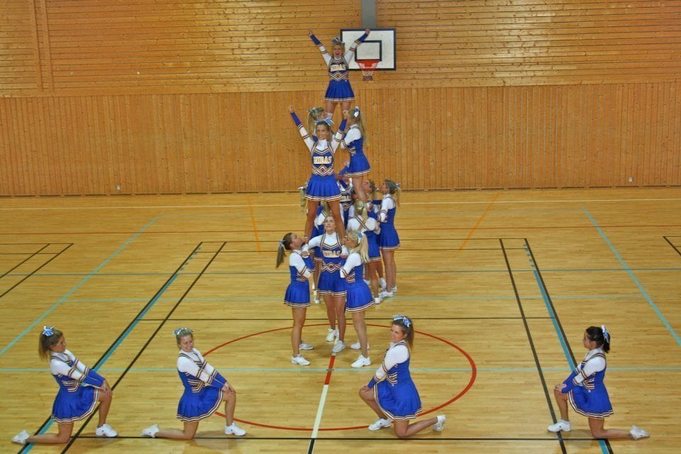 MIDAS cheerleaders Oslo Norway