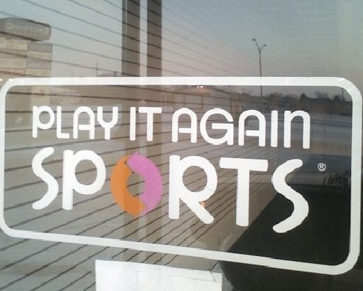 play-it-again sports window logo