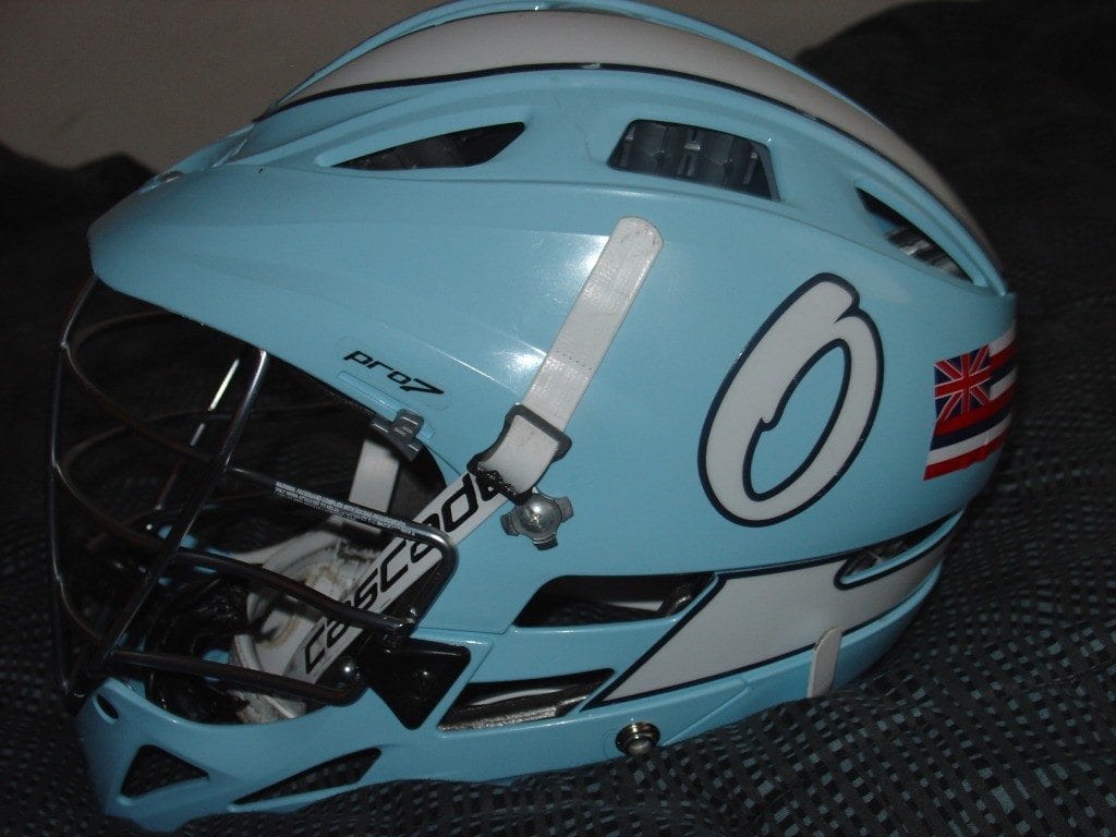 Onondaga Community College lacrosse helmet