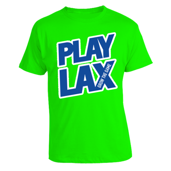 LAS Spring 'Play Lax' in Lime Green