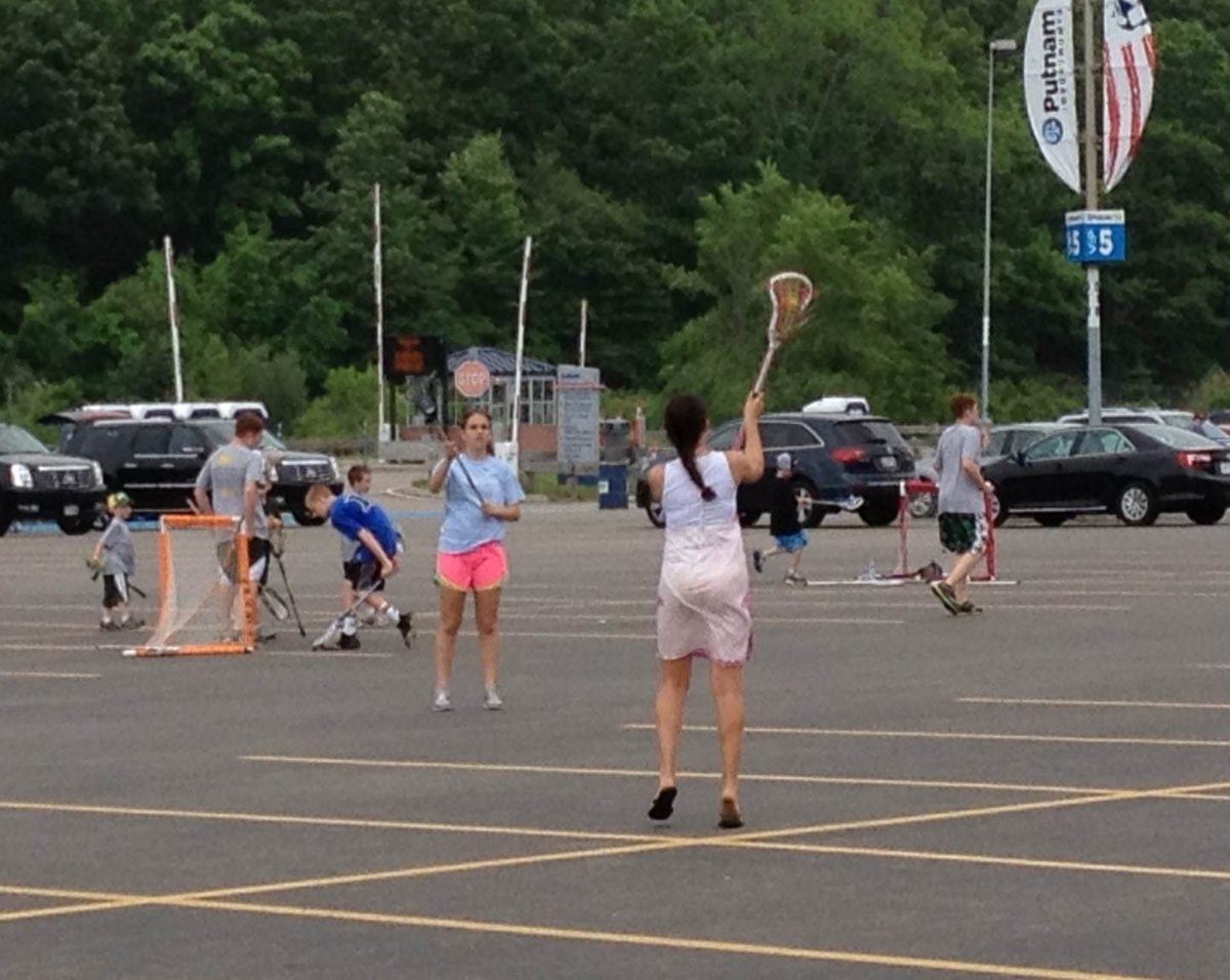 parking lot lacrosse