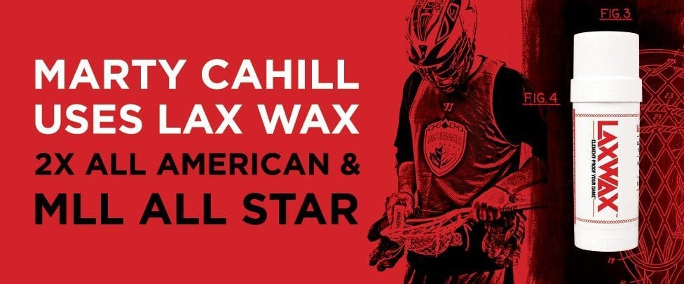 Lax Wax Marty Cahill uses Lacrosse Wax