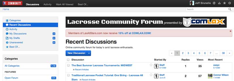 Lacrosse Community Forum presented by ComLax
