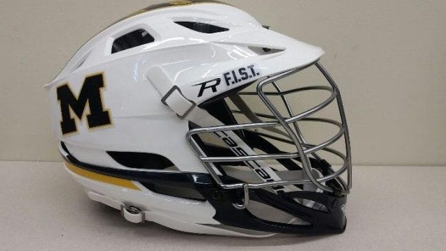Michigan Lacrosse 2014-2015 Practice Cascade Lacrosse R Helmets