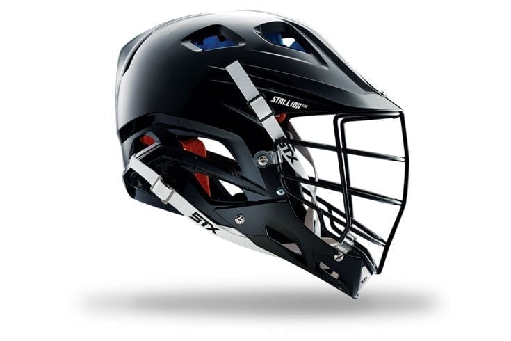 White STX Lacrosse Stallion 500 Helmet Large 