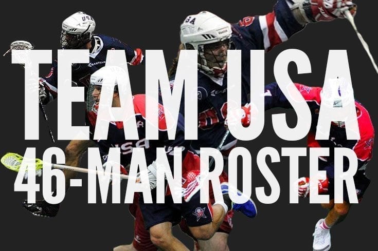 Team USA box lacrosse 46 man roster