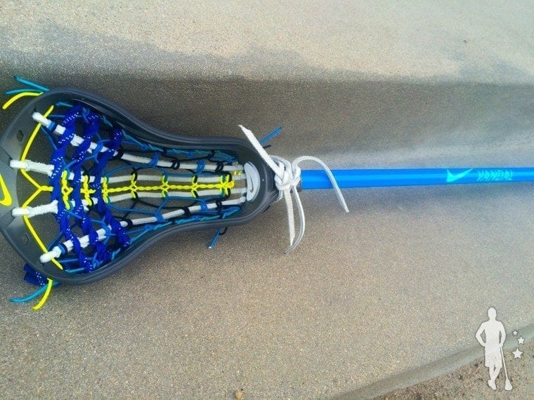 ComLax Nike Lacrosse stick Lakota on Vandal shaft strung by Mike Sullivan