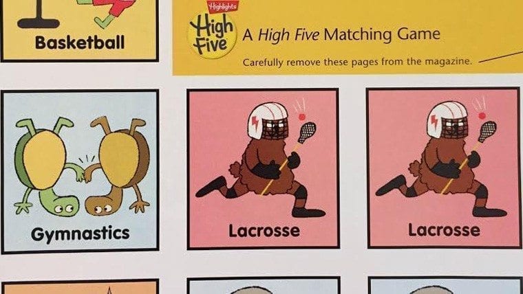 lacrosse spotted in highlights magazine