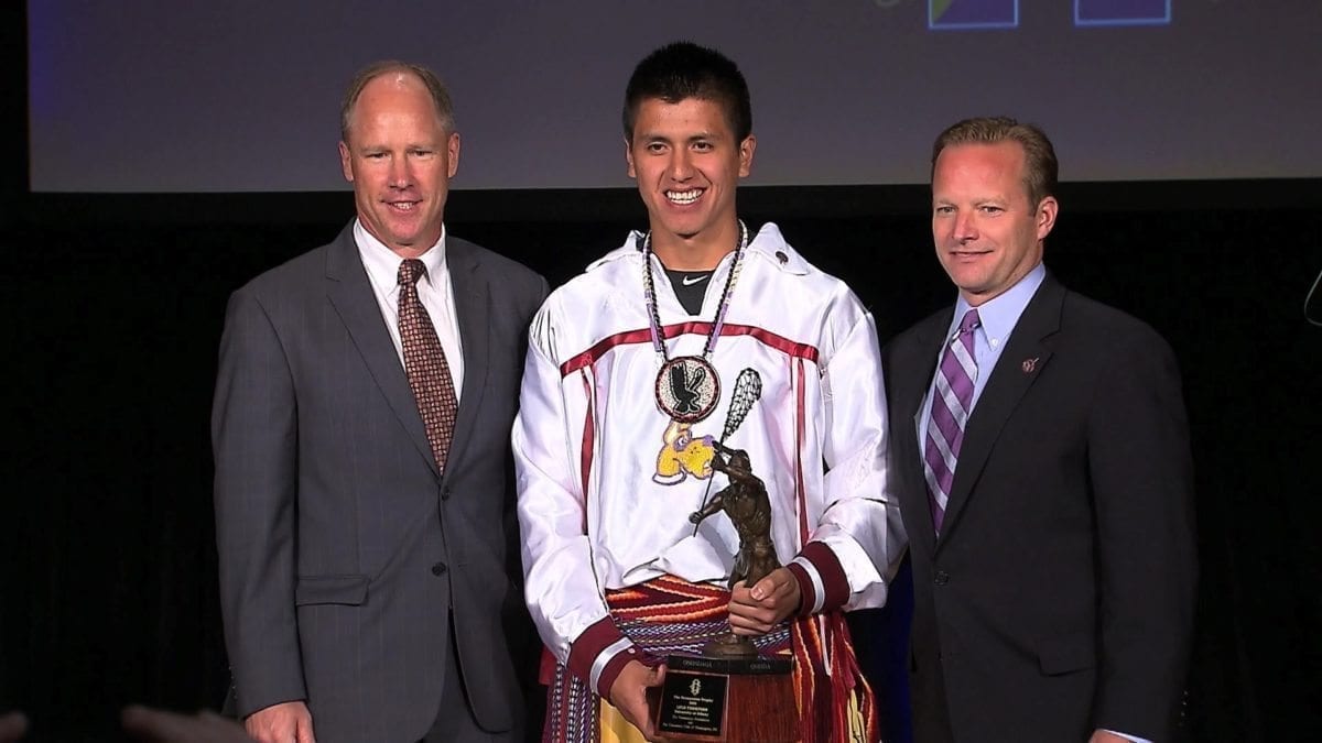 Lyle Thompson and Taylor Cummings Win the Tewaaraton