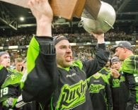 Saskatchewan Rush 2016 NLL Champions Champion's Cup Photo: Josh Schaefer