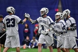 NCAA D1 Penn State Men's Lacrosse O'Keefe, Loftus Lead In Your Face Awards to End February