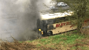 english knights bus fire