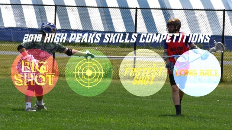 skills competitions at high peaks lacrosse tournament