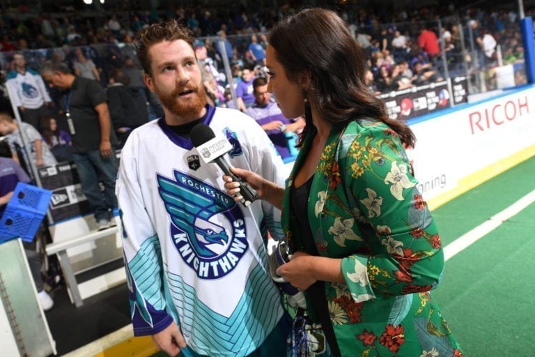 Game 2 of the NLL Finals Rochester v Saskatchewan 6.2.2018