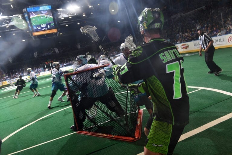 Game 2 of the NLL Finals Rochester v Saskatchewan 6.2.2018
