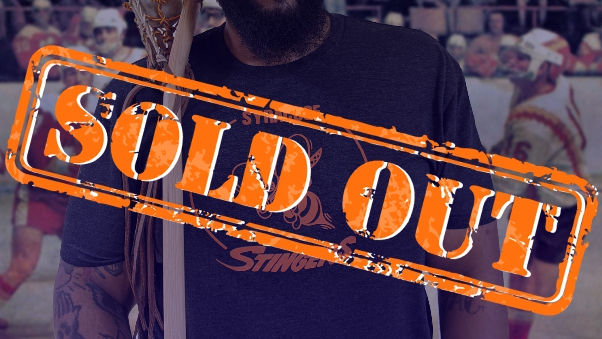 Syracuse Stingers T-Shirt Throwback - LIMITED TIME ONLY