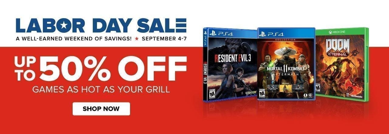 GameStop labor day deals