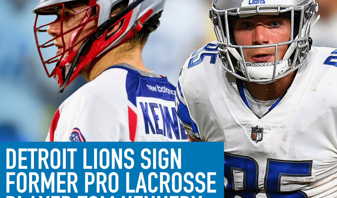 Tom Kennedy lacrosse Detroit Lions NFL