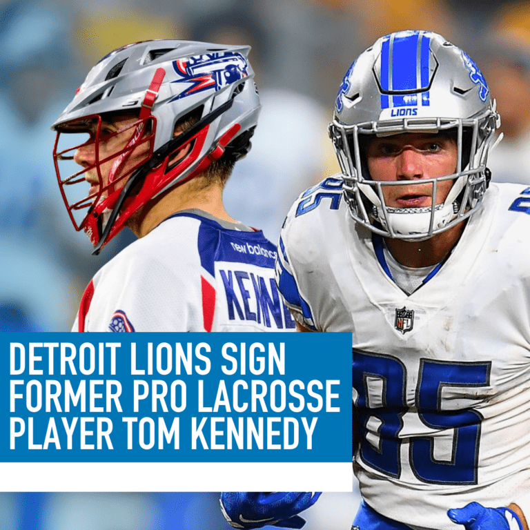 Tom Kennedy lacrosse Detroit Lions NFL