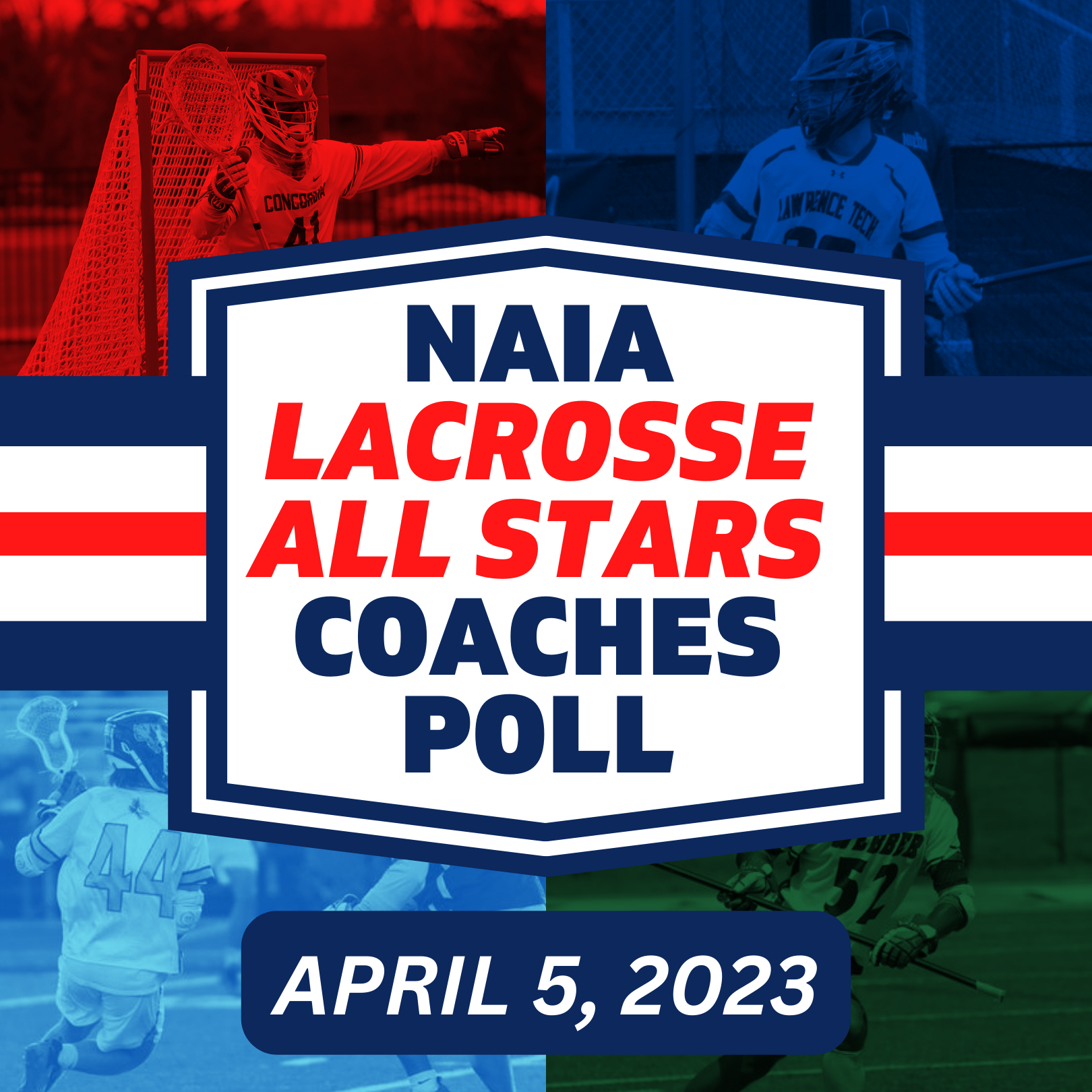 NAIA Lacrosse All Stars Coaches Poll April 5, 2023 Lacrosse All Stars