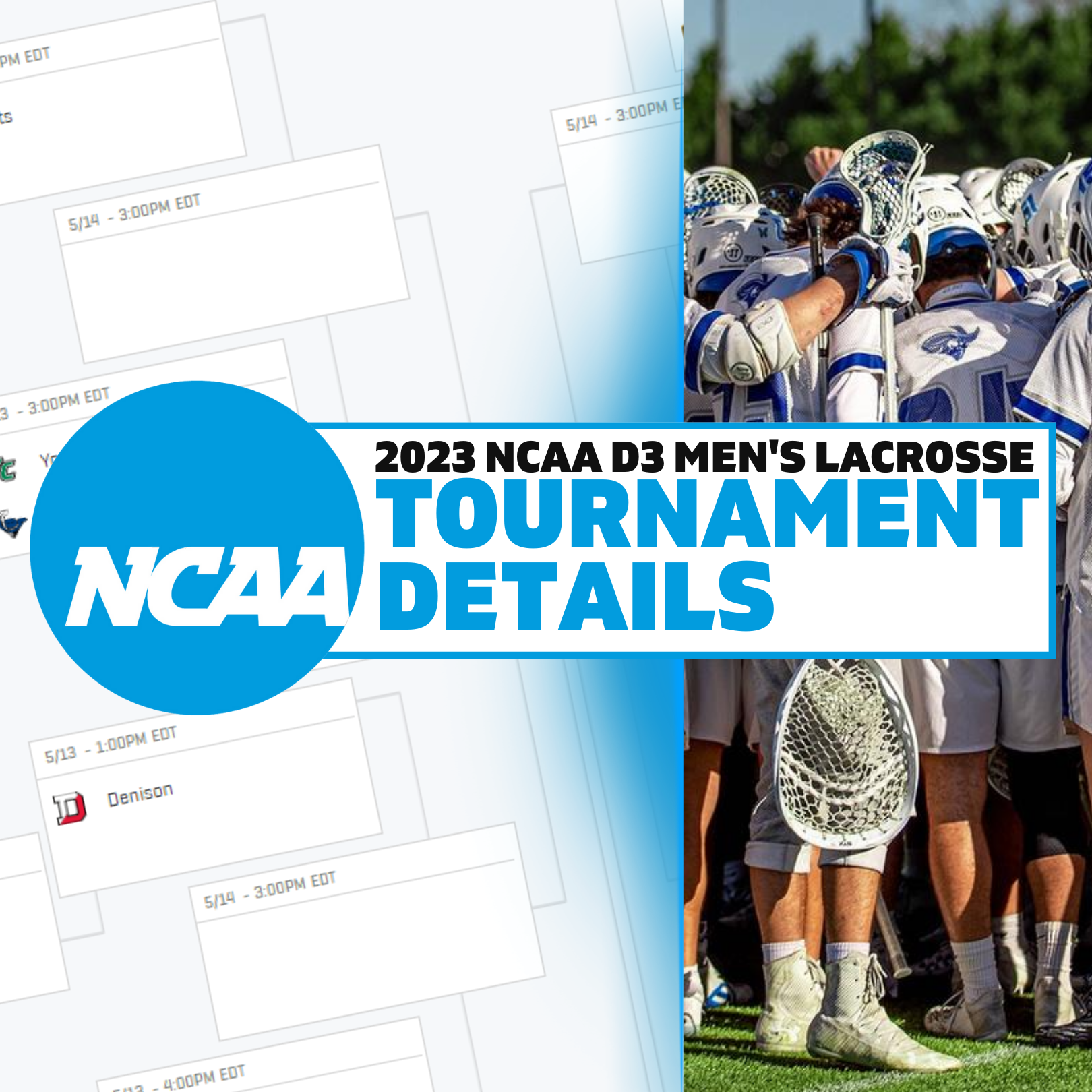 2023 NCAA D3 Men's Lacrosse Tournament Details Lacrosse All Stars
